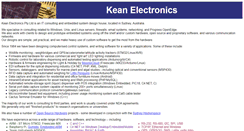 Desktop Screenshot of kean.com.au