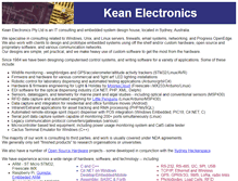 Tablet Screenshot of kean.com.au