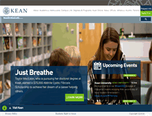 Tablet Screenshot of kean.edu