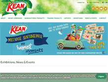 Tablet Screenshot of kean.com.cy